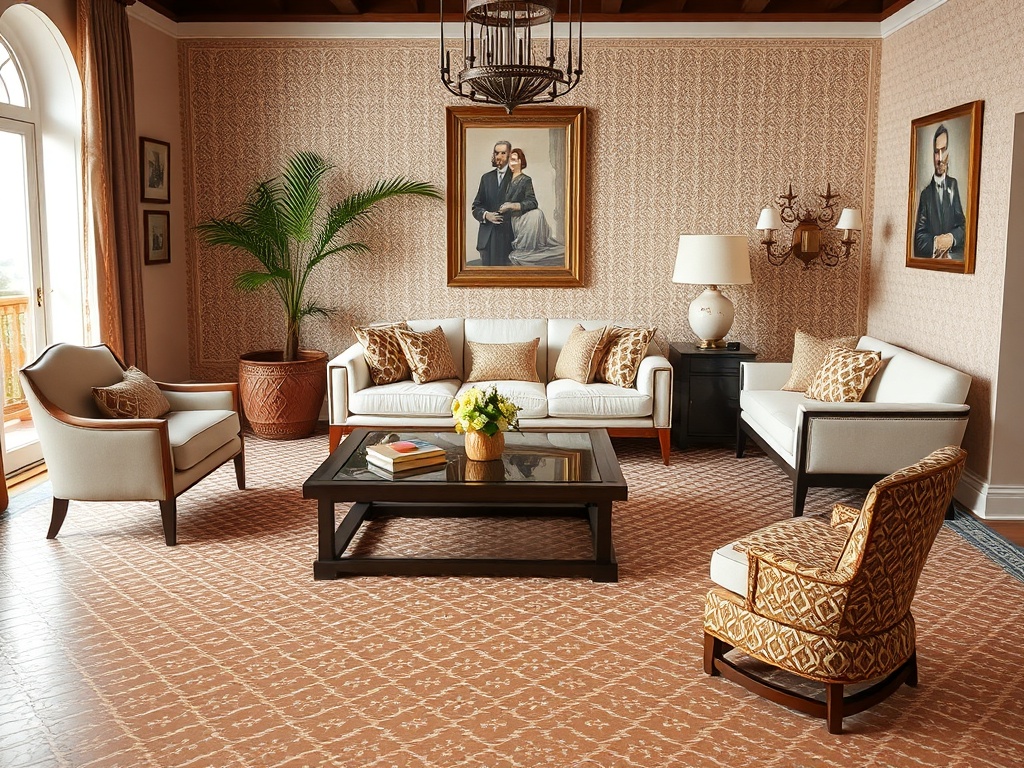 13. Use Patterned Floor Tiles