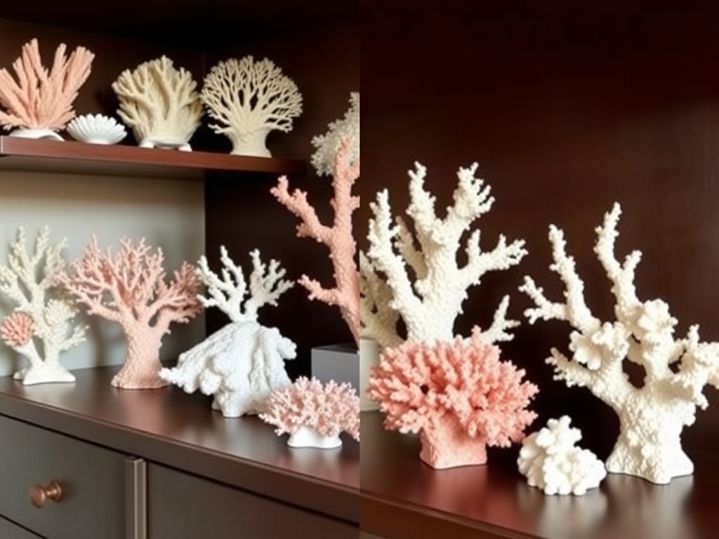 16. Decorate with Coral Pieces