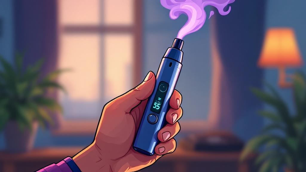 Adjustable voltage settings on cannabis vape pen