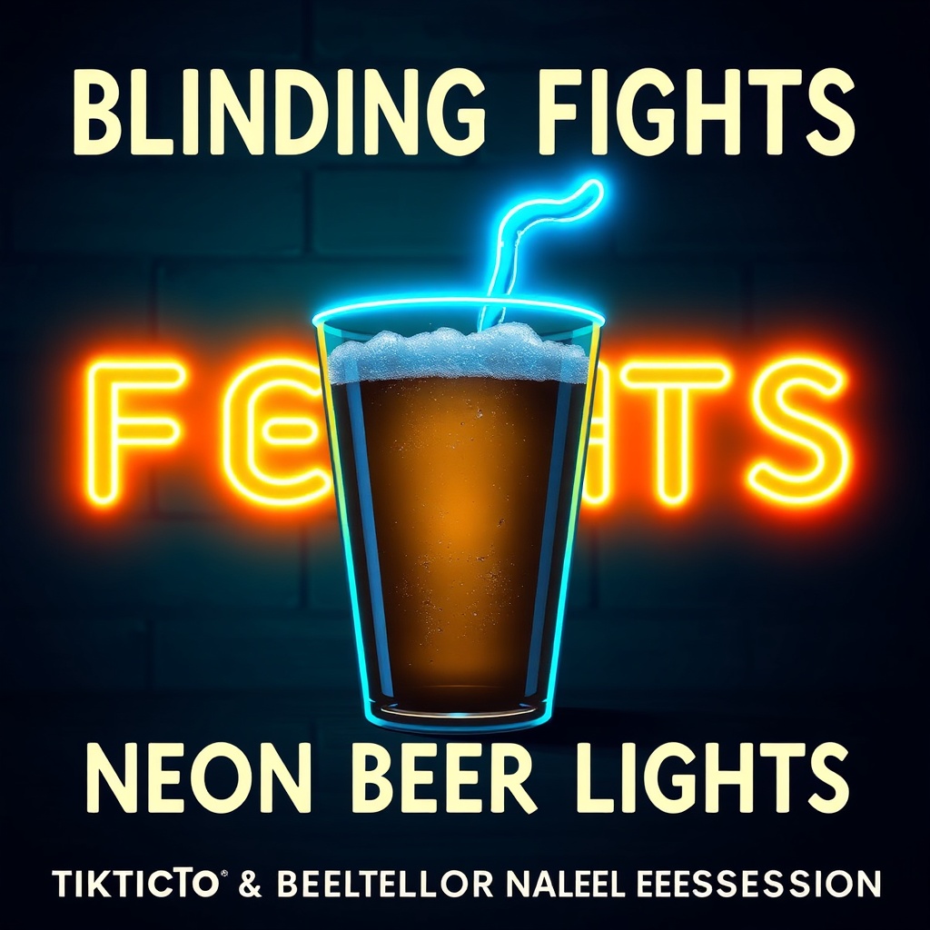 Cover art for Blinding Fights (Neon Beer Lights)