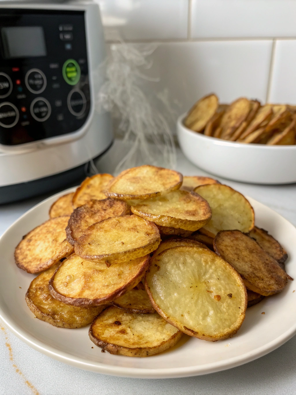 CRISPY AIR FRYER POTATO SLICES – PERFECT SNACK DELIGHT