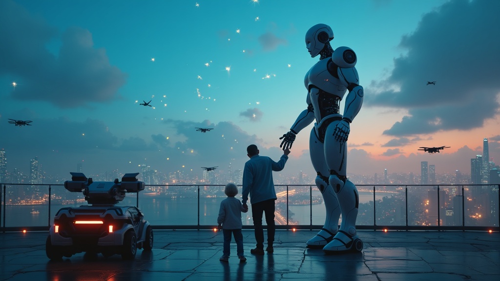 Un robot de construcción tipo Baubot trabajando en una obra, ejemplo de las tendencias de robótica 2026.