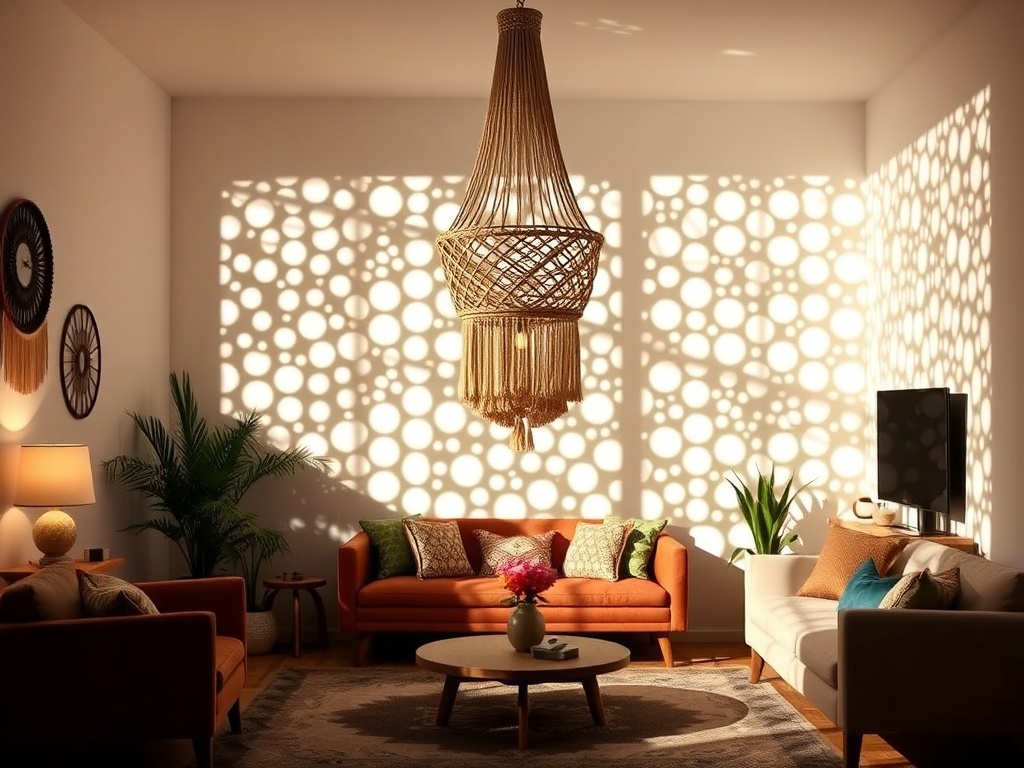 17. Hang Macrame Light Fixtures