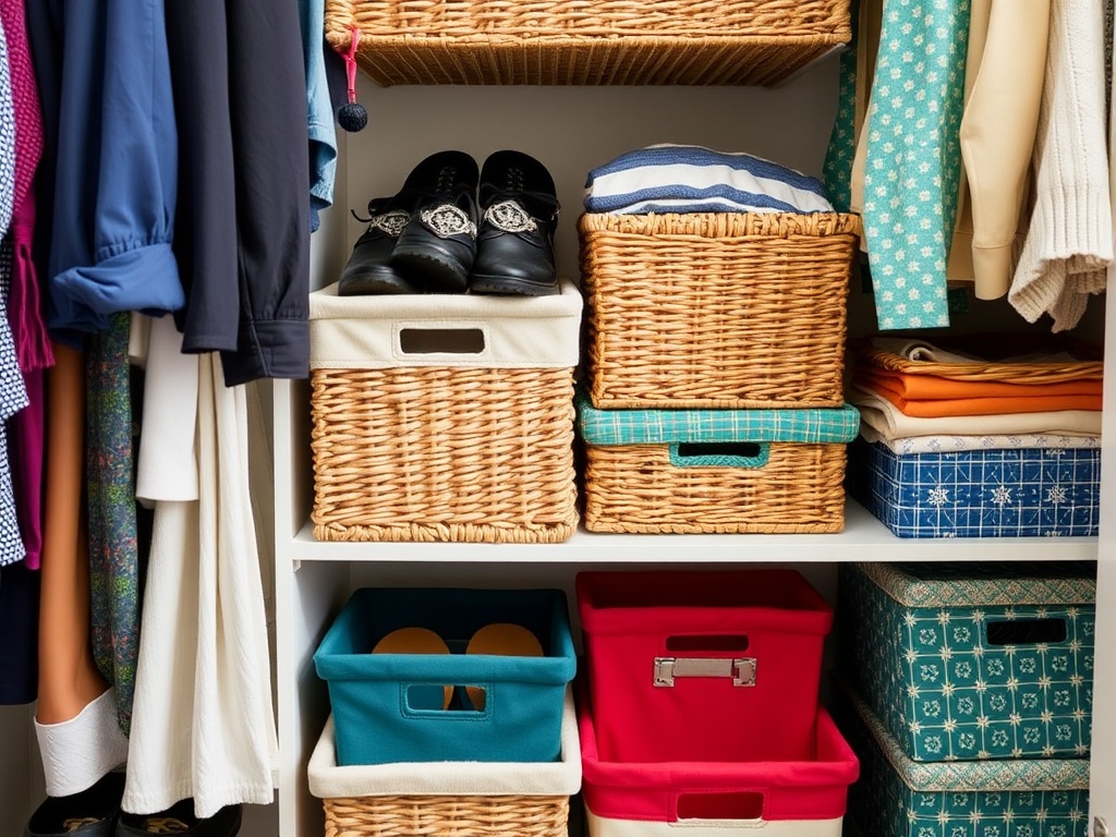 5. Incorporate Baskets and Bins