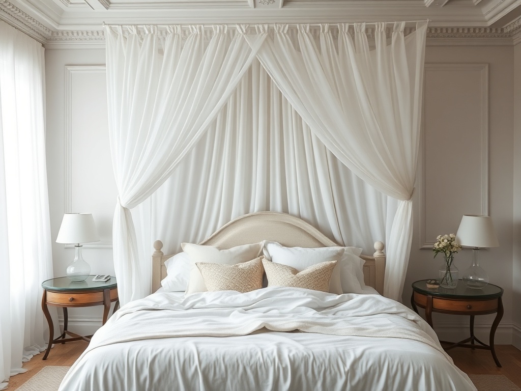 24. Go for Velvet Bed Canopies