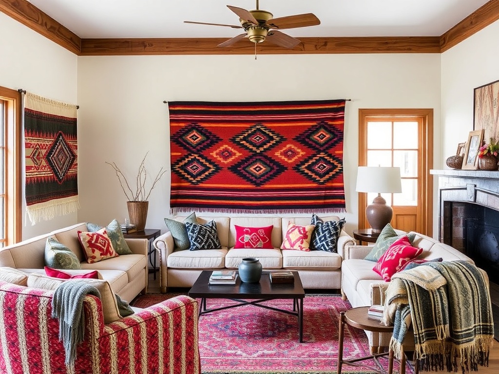 3. Incorporate Navajo Textiles