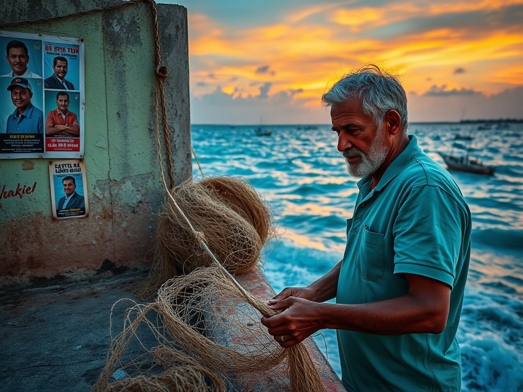 Between Political Posters and the Nets We Mend