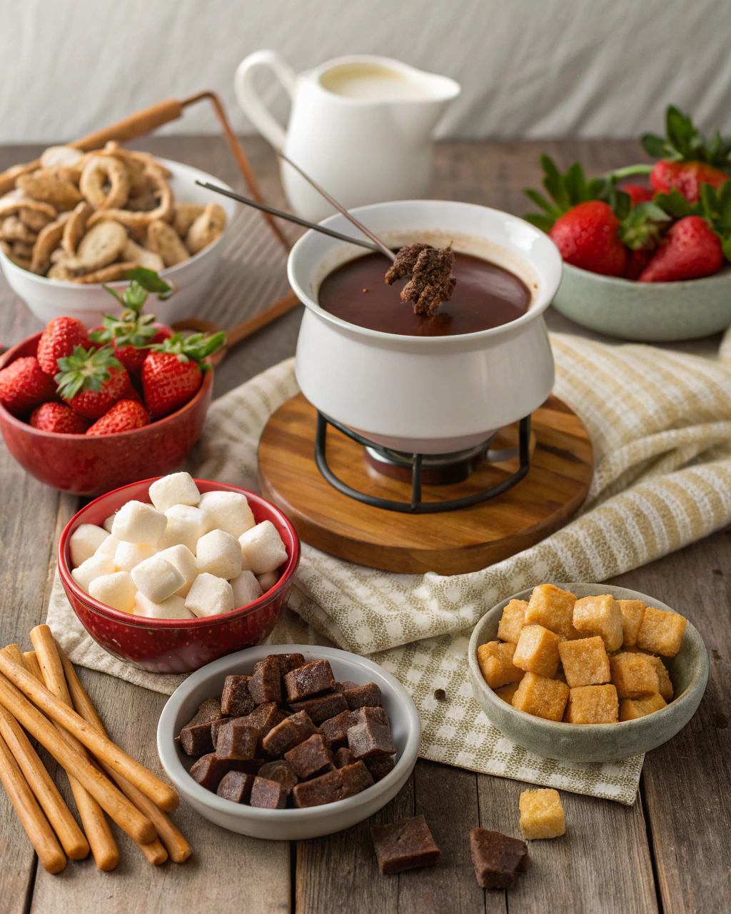 Chocolate Fondue ngredients