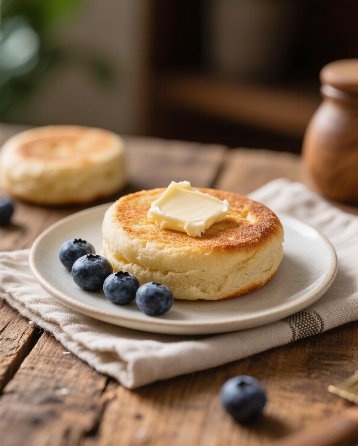 calories in an english muffin