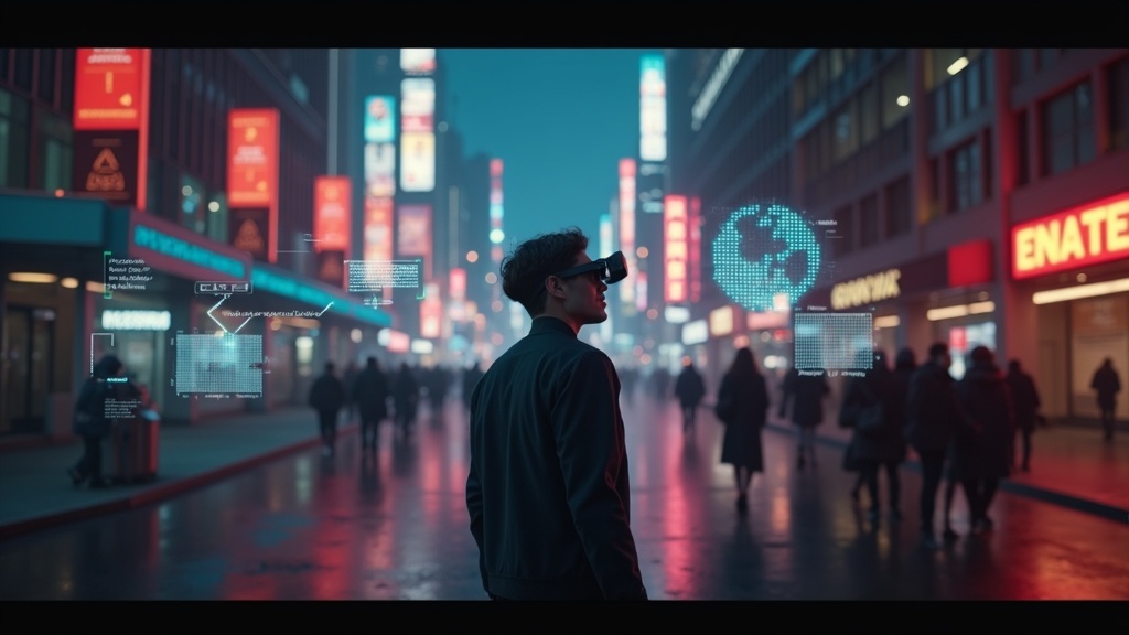 Ilustración conceptual que muestra por qué Apple prioriza gafas inteligentes sobre el Vision Pro.
