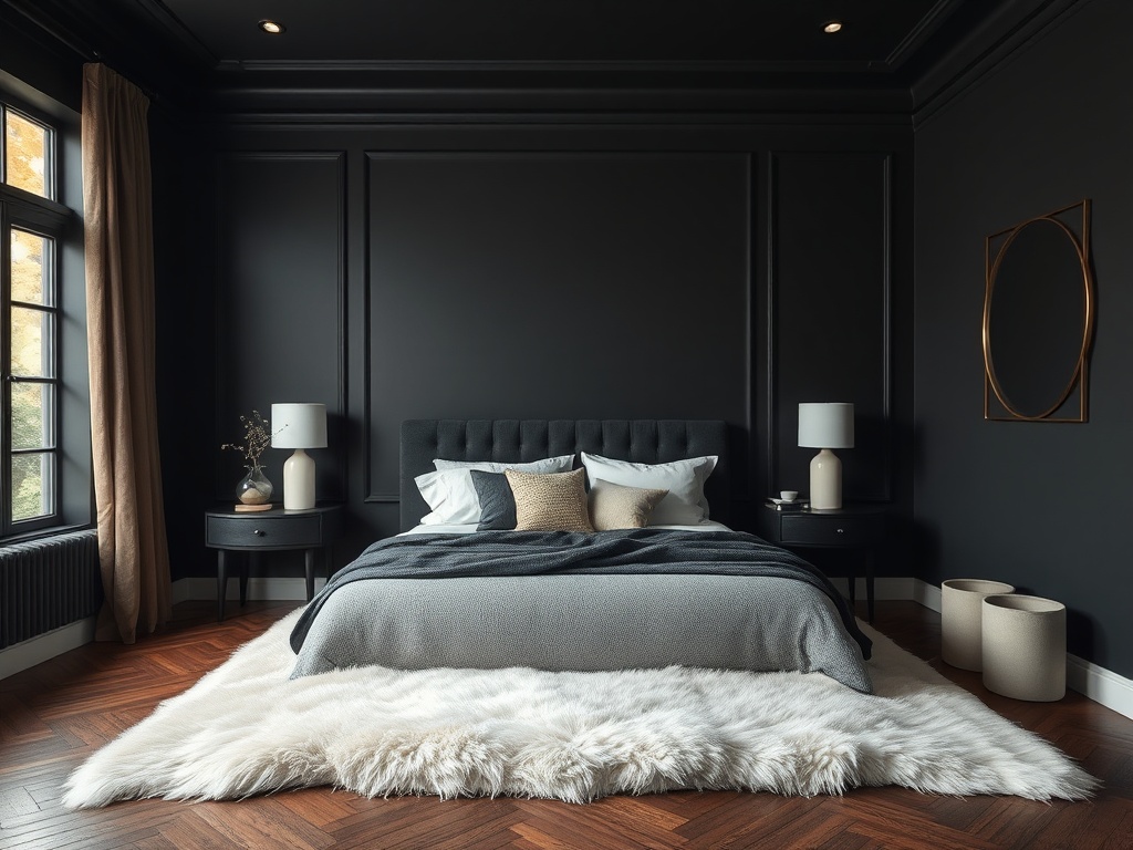 10. Create Contrast with Dark Walls