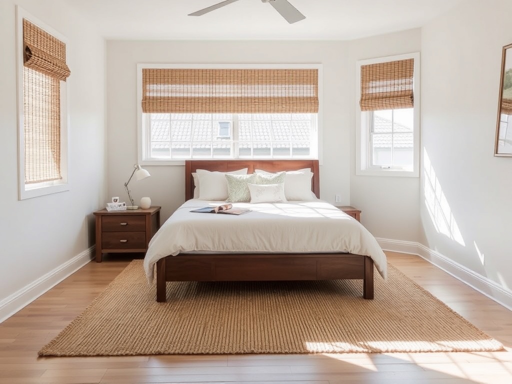 14. Opt for Bamboo Blinds