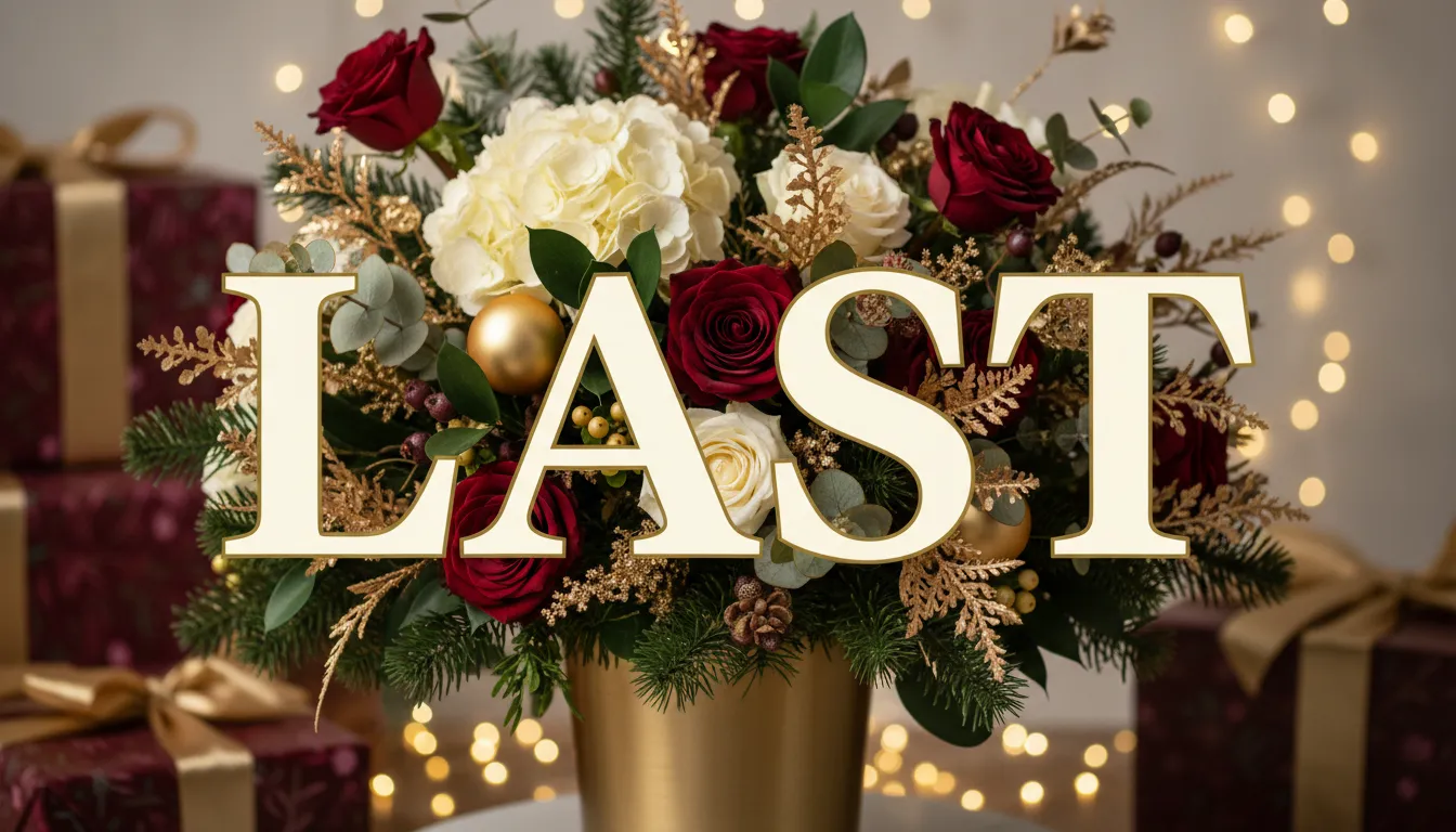 Last-Minute Christmas Flowers - Same & Next Day Delivery