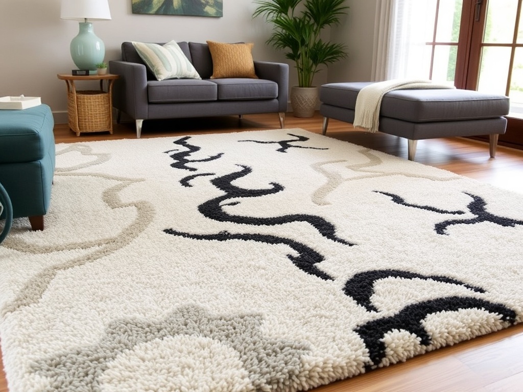 27. Use a Plush Area Rug