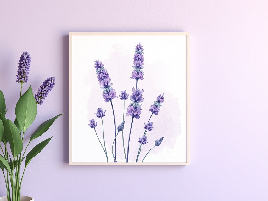 7. Hang Lavender Artwork