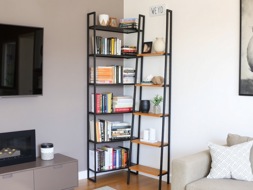 5. Try a Ladder Shelf