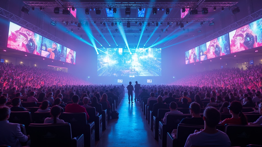 Ambiente competitivo en los torneos del Evento ZGamer 2025 Zaragoza con zonas de realidad virtual