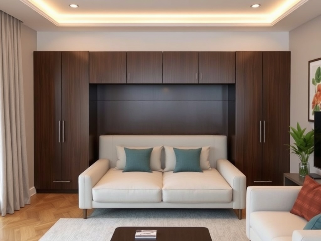 16. Try a Murphy Bed with Sofa