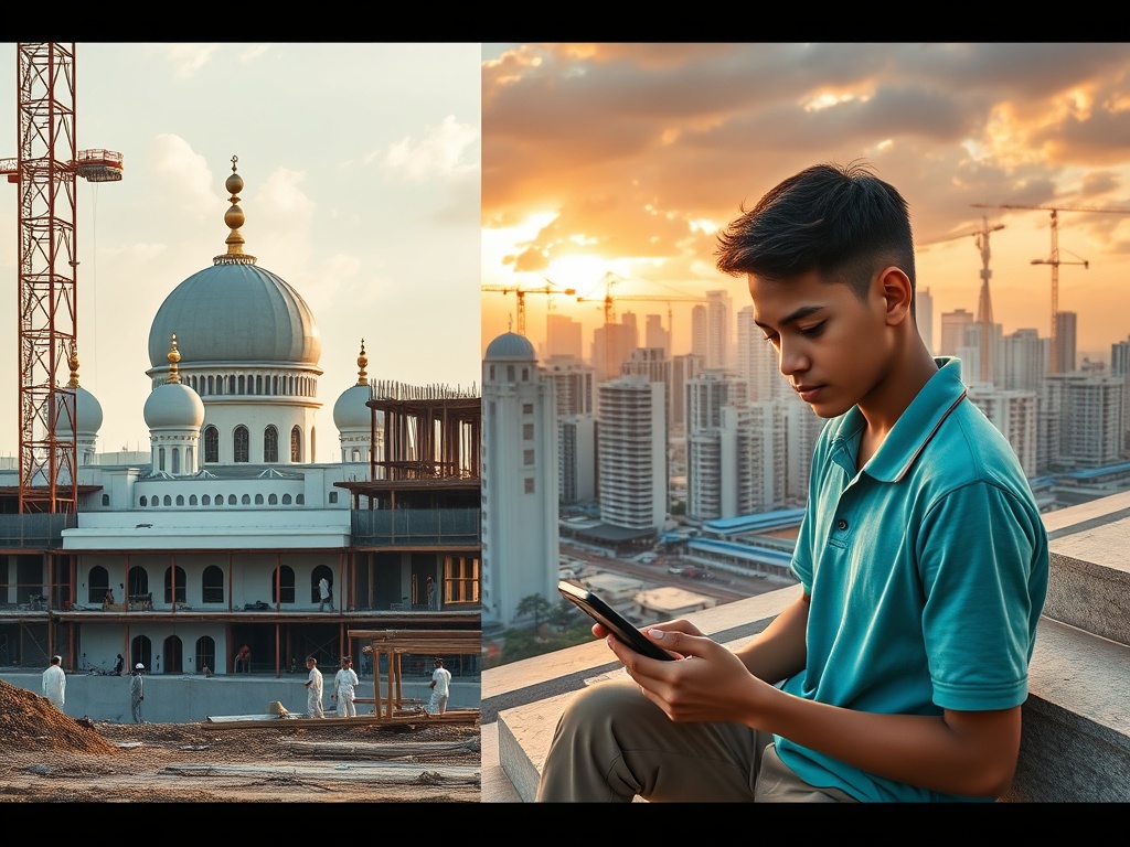 8 Million for a Mosque, 16 Million for a Football Rostrum