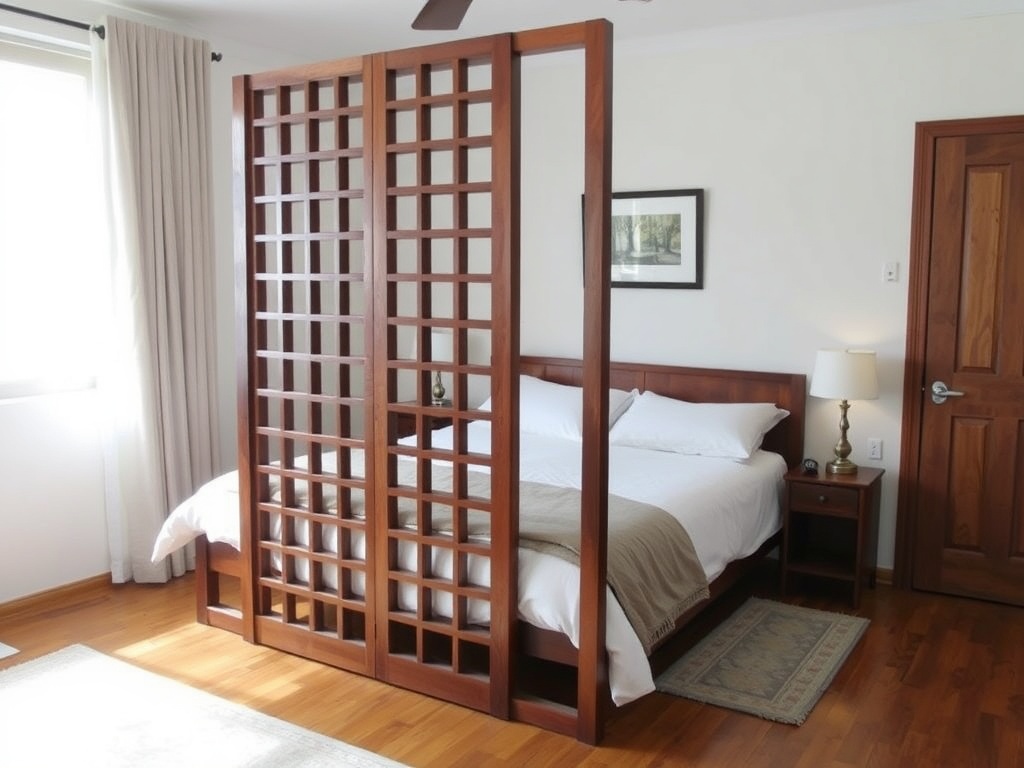 16. Add a Wooden Room Divider