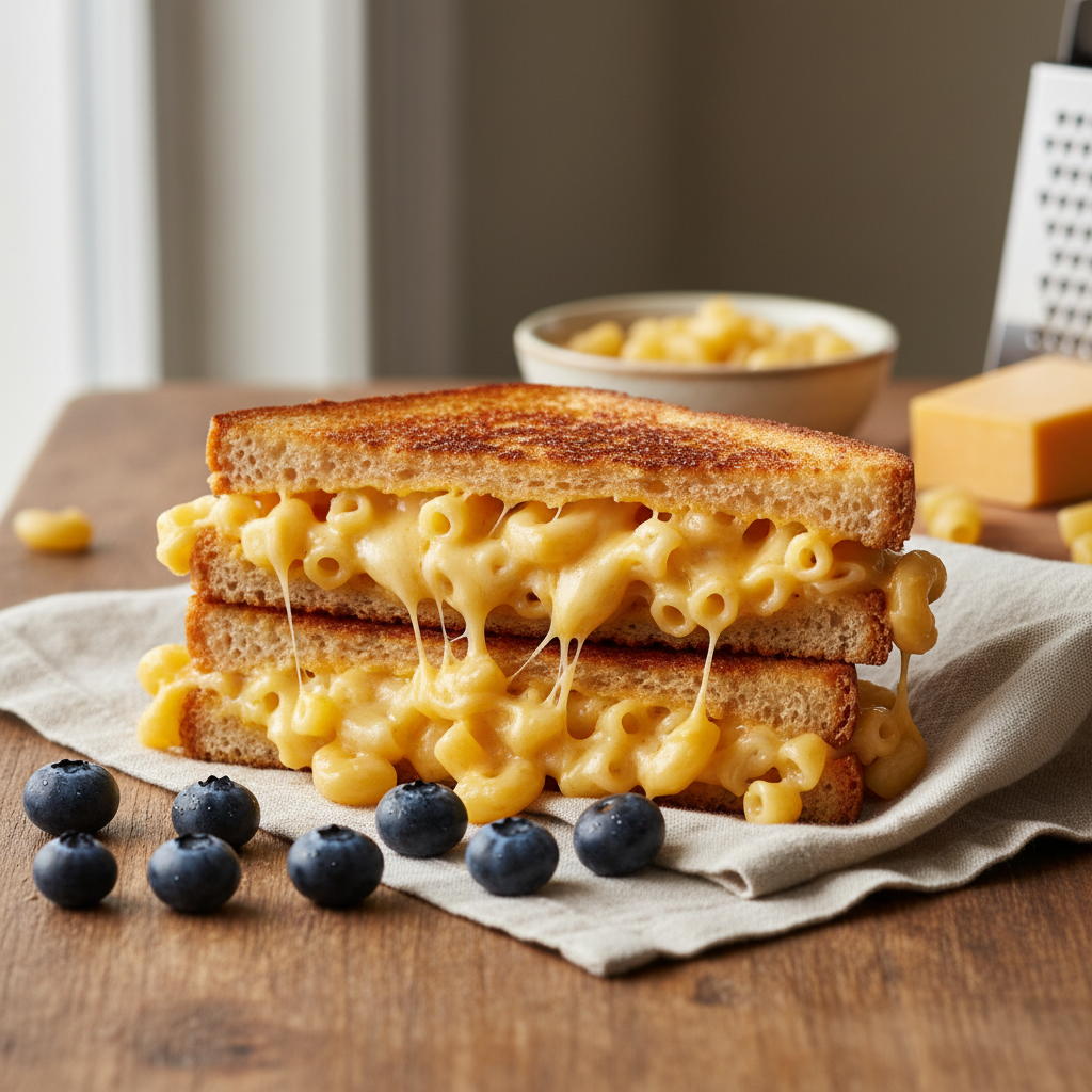 Mac and cheese grilled cheese Mac and cheese grilled cheese