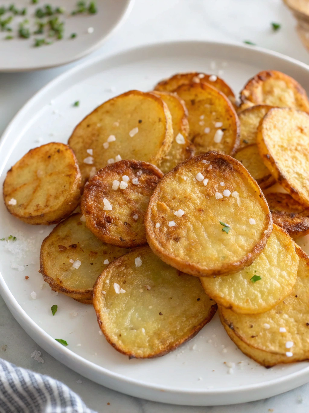 CRISPY AIR FRYER POTATO SLICES – PERFECT SNACK DELIGHT
