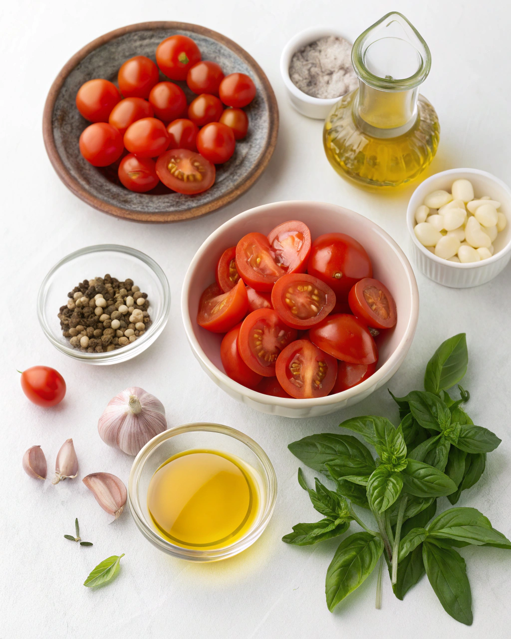 My favourite Tomato Salad Ingredients