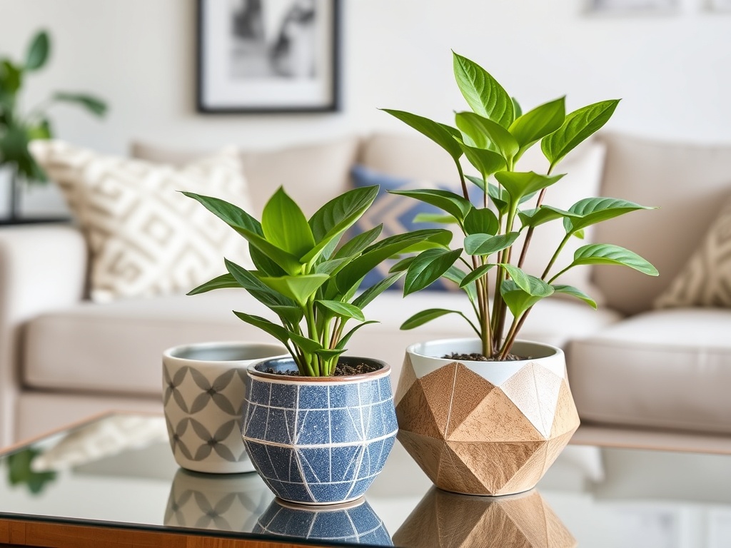 25. Use Patterned Planters