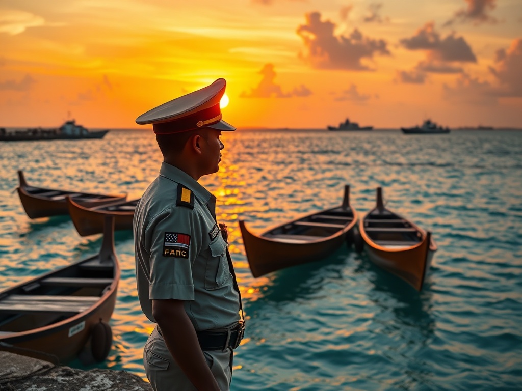 Dhoni Fishermen Watch as Maldives Buys Its First Naval Patrol Ships