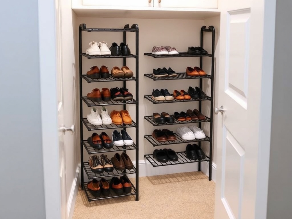 8. Store Shoes Vertically