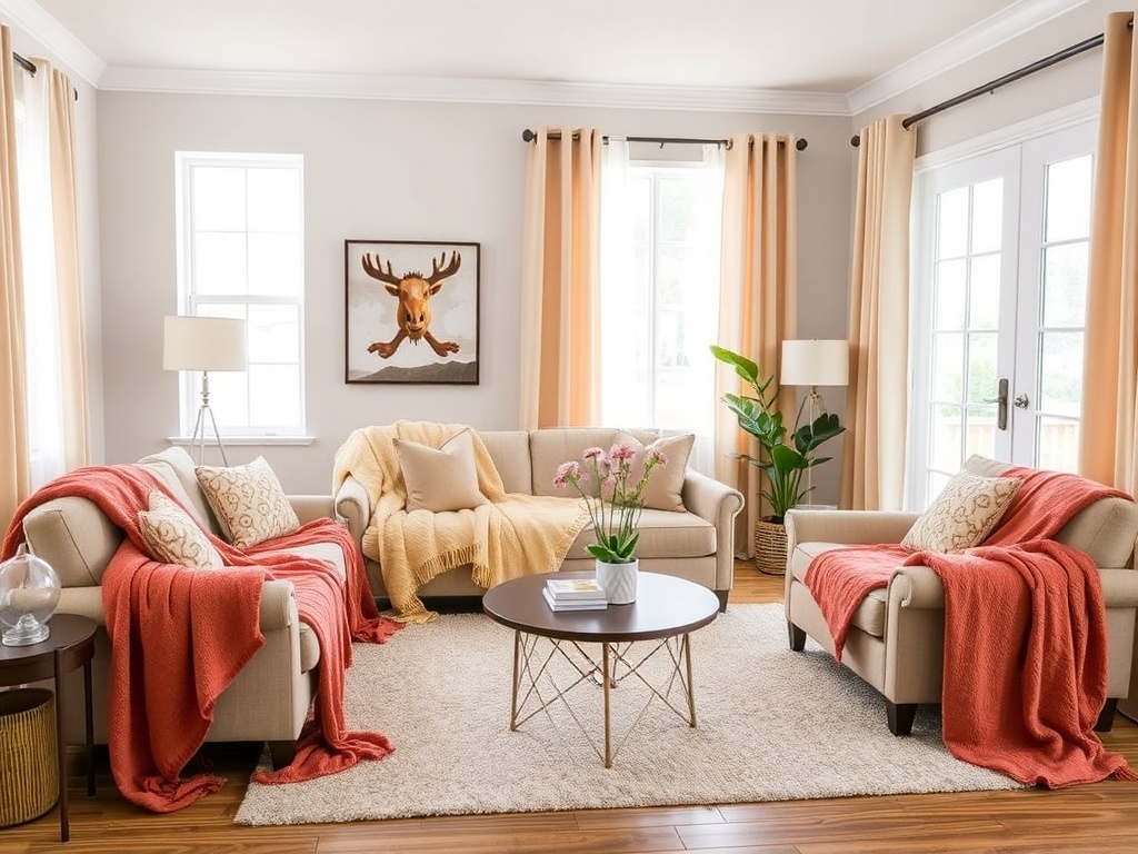 19. Coordinate with Curtains