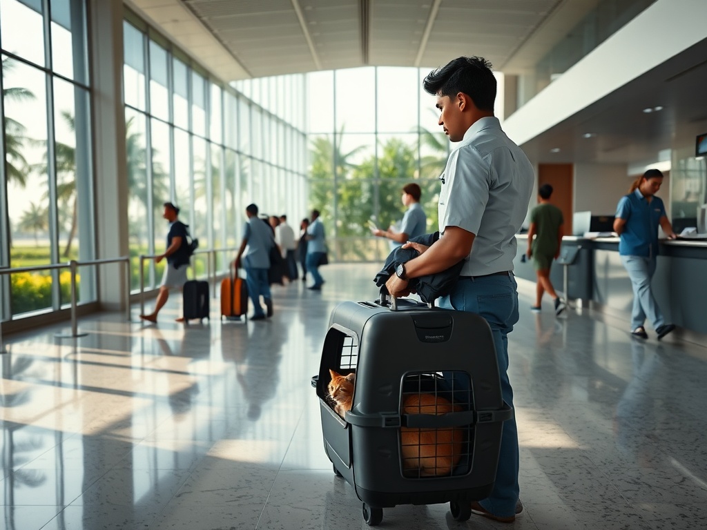 Cat Carrier Rejected at Check-in, Journey to Atoll Unravels