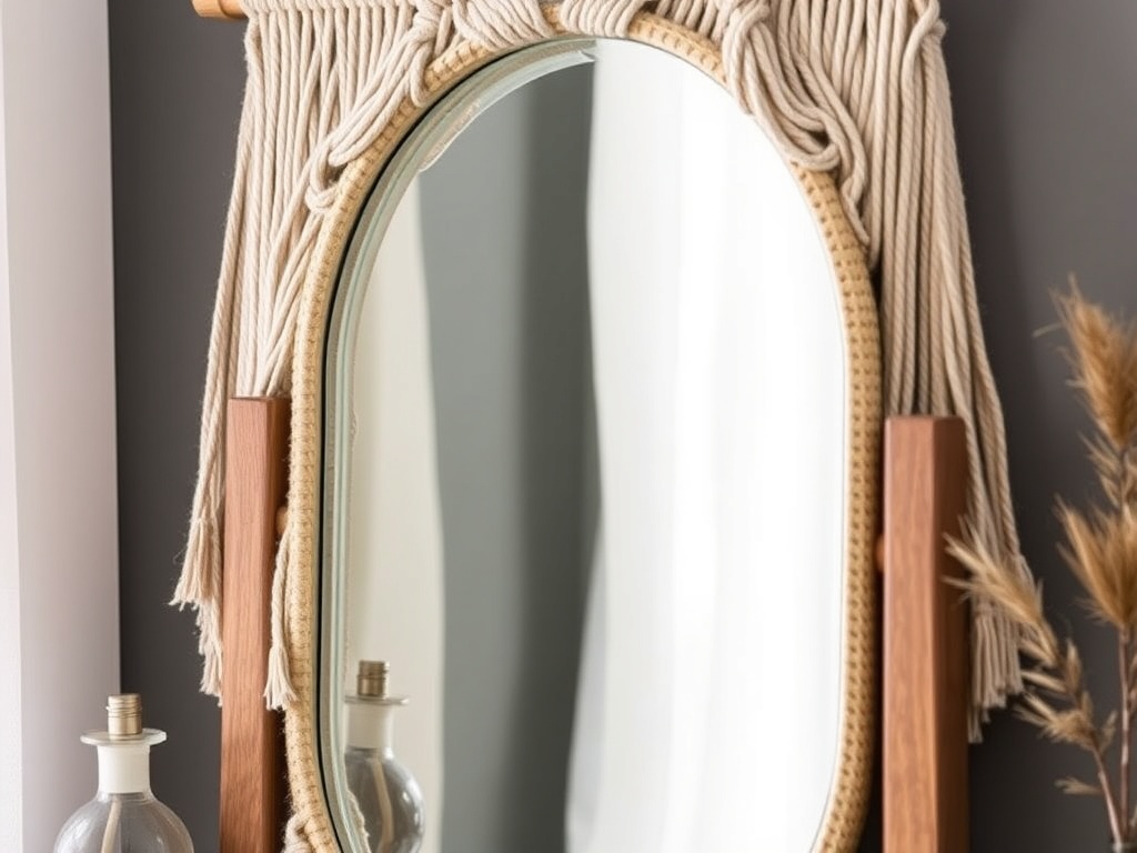 5. Frame Your Vanity with Macrame