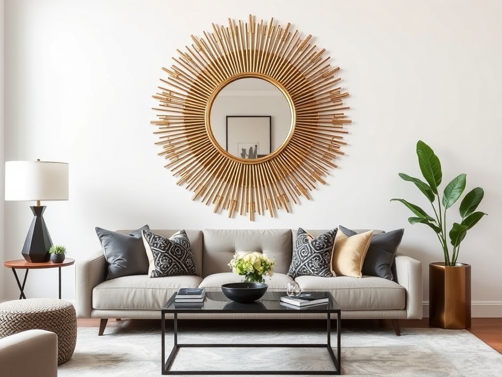 6. Try a Sunburst Mirror