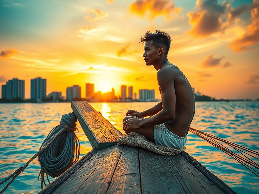 Beneath the Turquoise: A Generation's Silent Struggle Between Paradise and Promise
