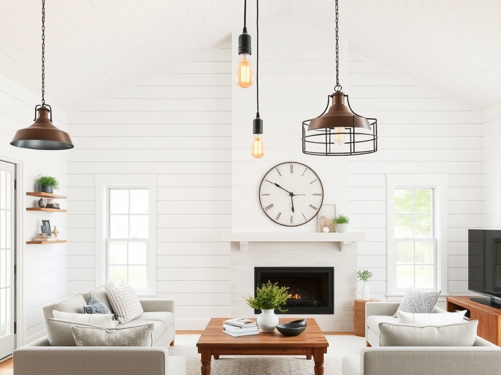 6. Add Industrial-Style Lighting