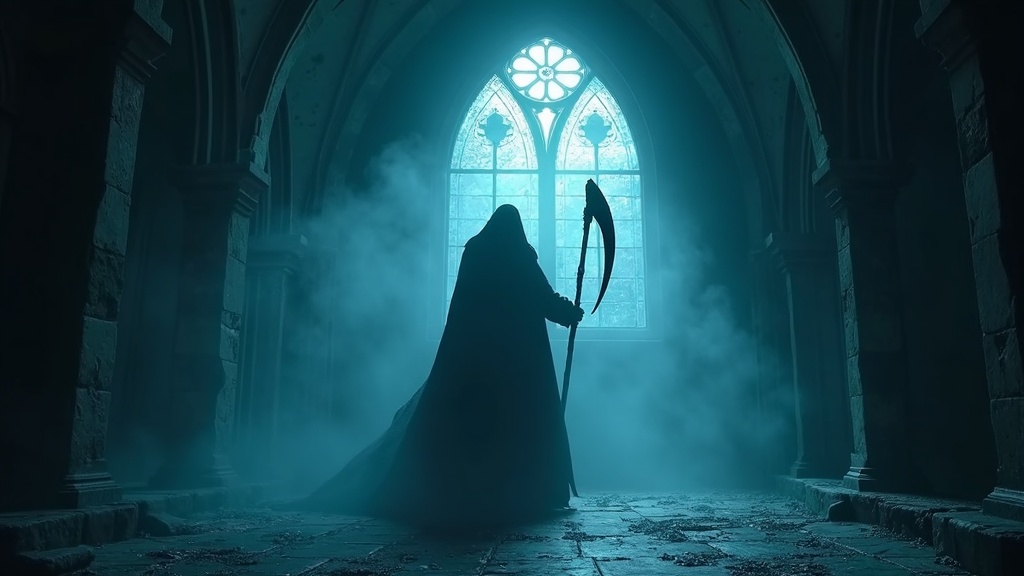 Jugador utilizando habilidades especiales contra un jefe en Medieval Halloween VR