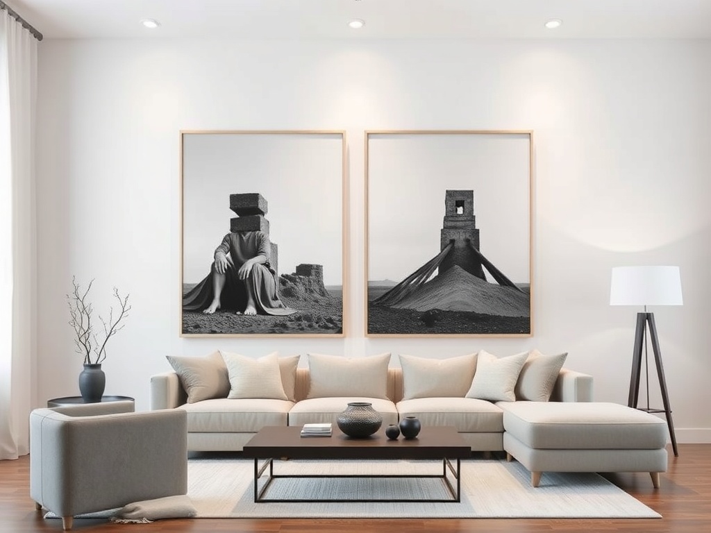 16. Display Black and White Photography