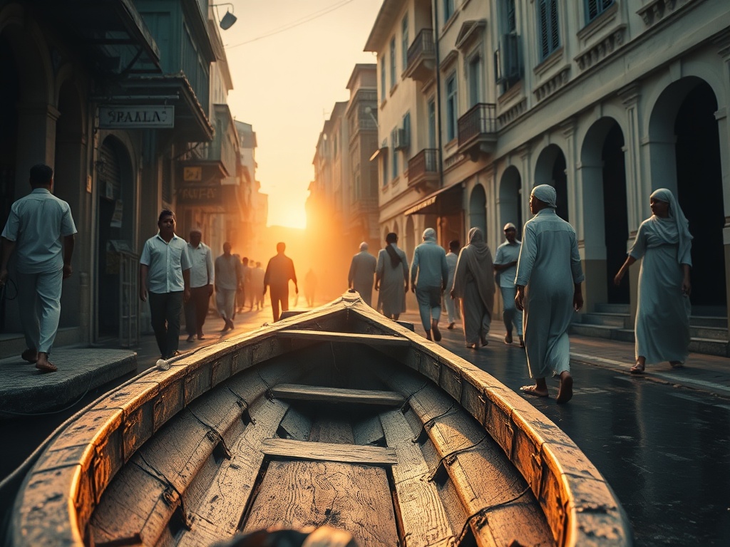 The Sea Between Us in Malé's Narrow Streets