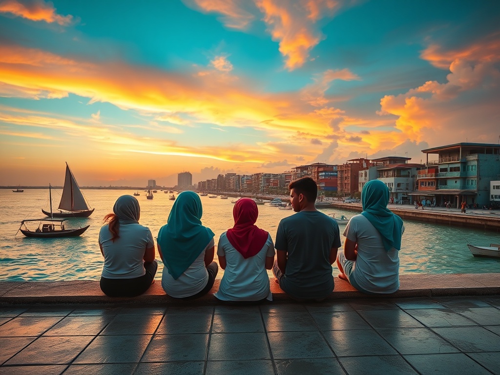 The Generation Watching Dhows and Dreams from Malé's Seawall