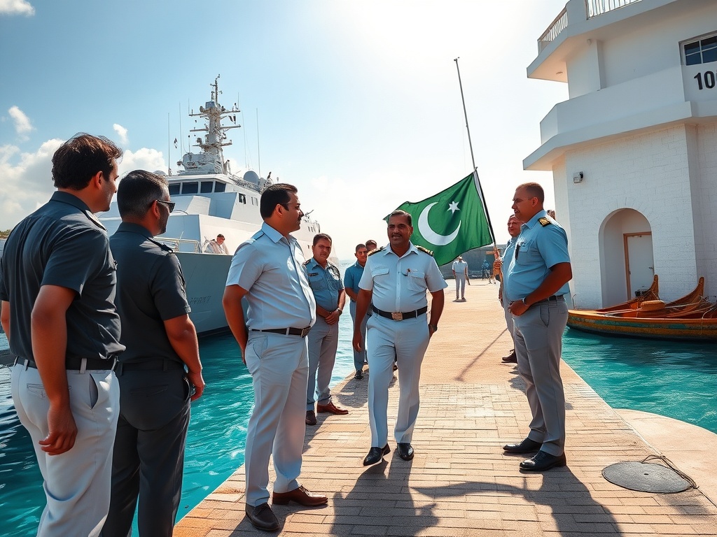 A Pakistani Ship Docks Where Indian Ships Once Did