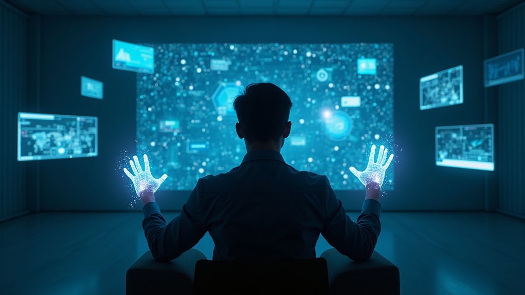 Aplicación médica del control por voz VR de HandProxy en una simulación quirúrgica.