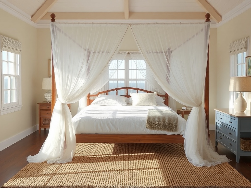 8. Place under a Canopy Bed