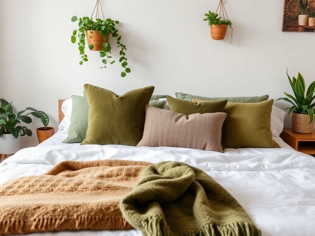 8. Use Earthy Green Hues
