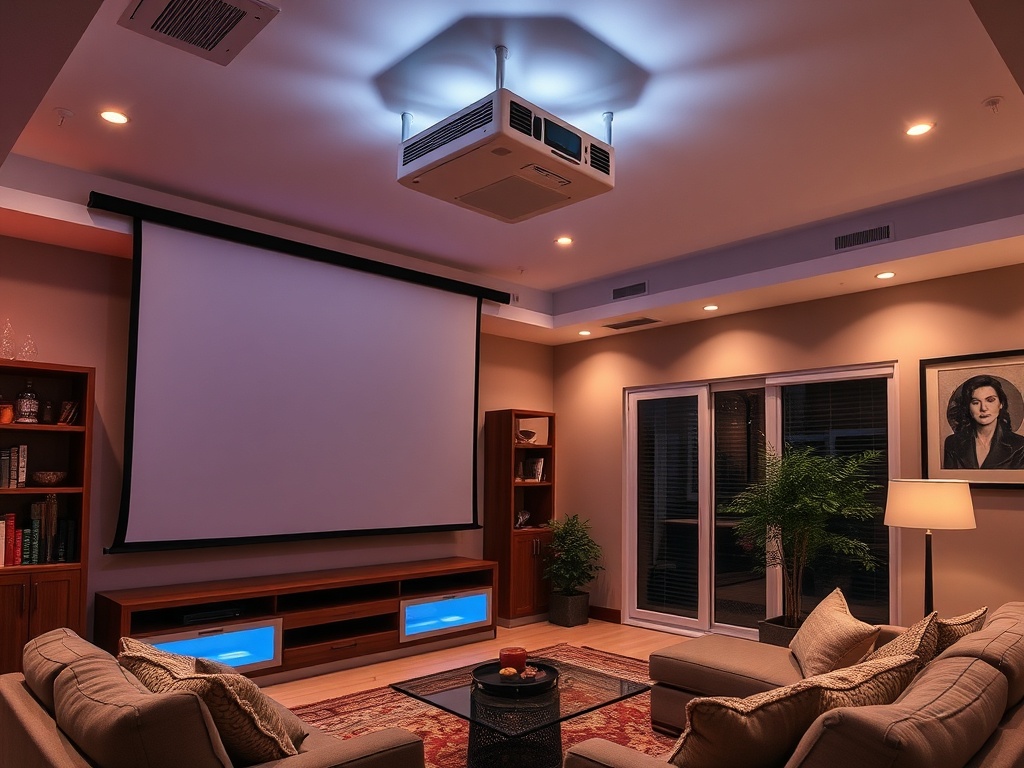 3. Install a Projector and Screen