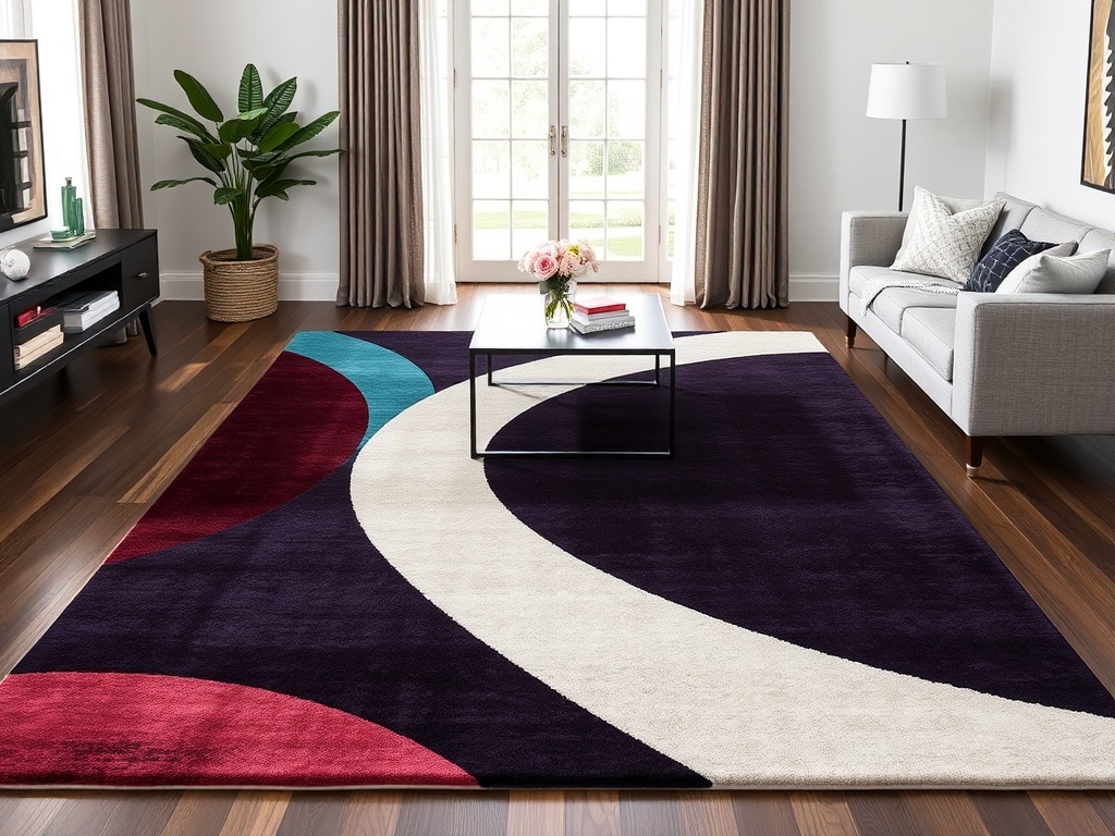18. Choose a Bold Area Rug