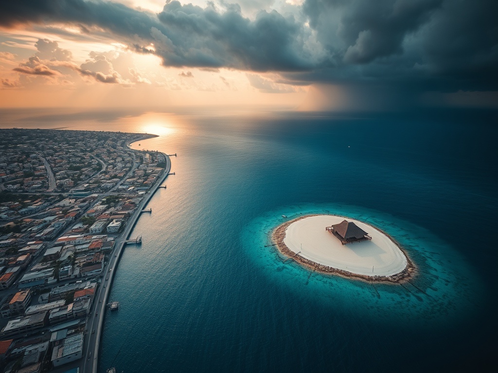 Where Malé's Towers Rise and Outer Atolls Wait