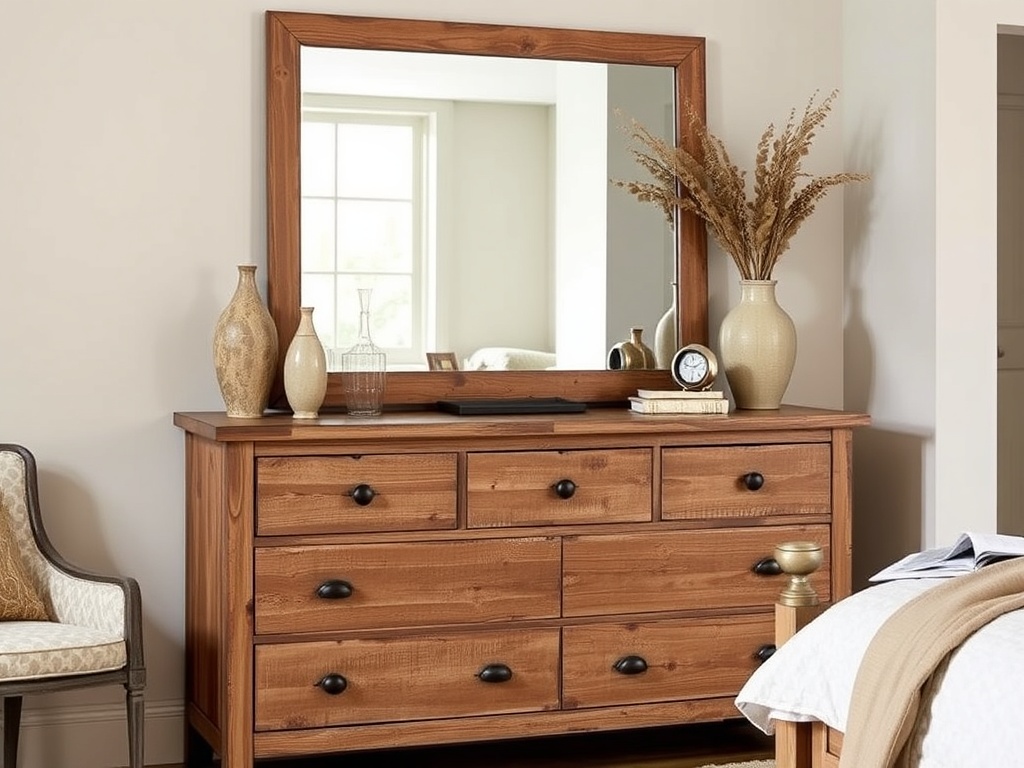 8. Try a Wooden Dresser