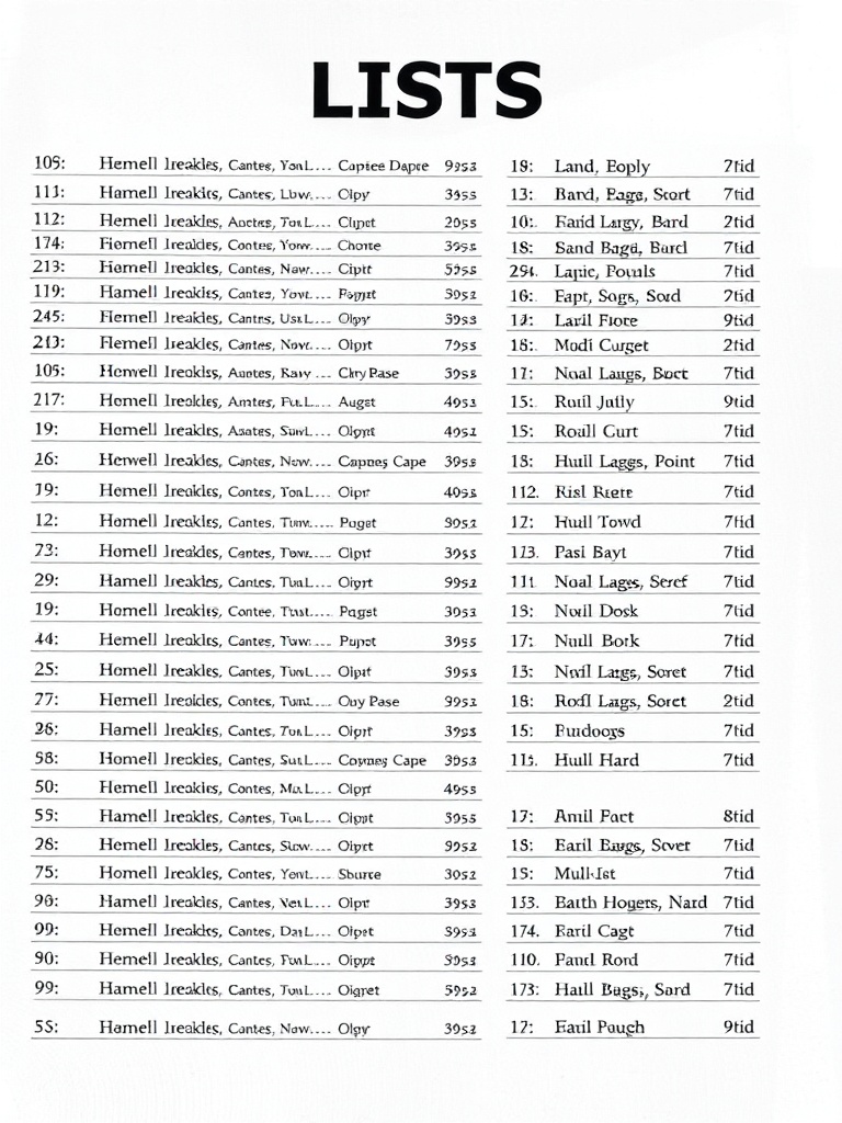 Lists image