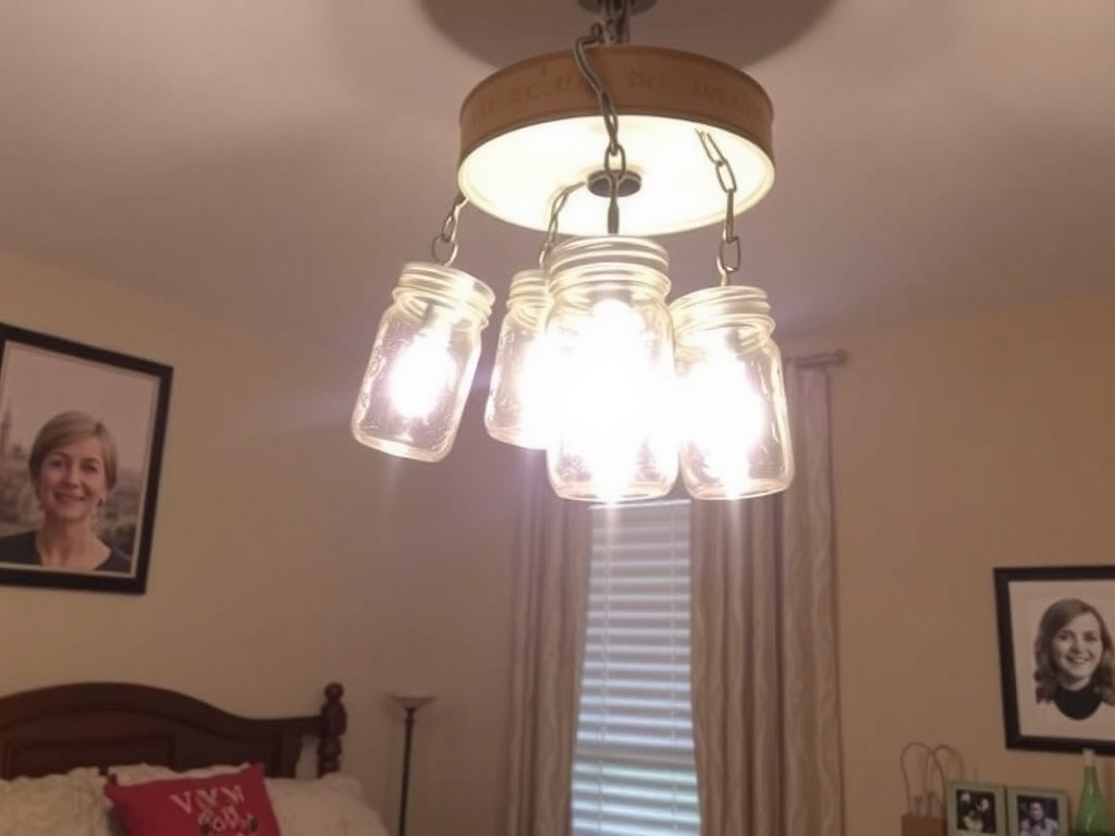 30. Personalize with DIY Light Fixtures
